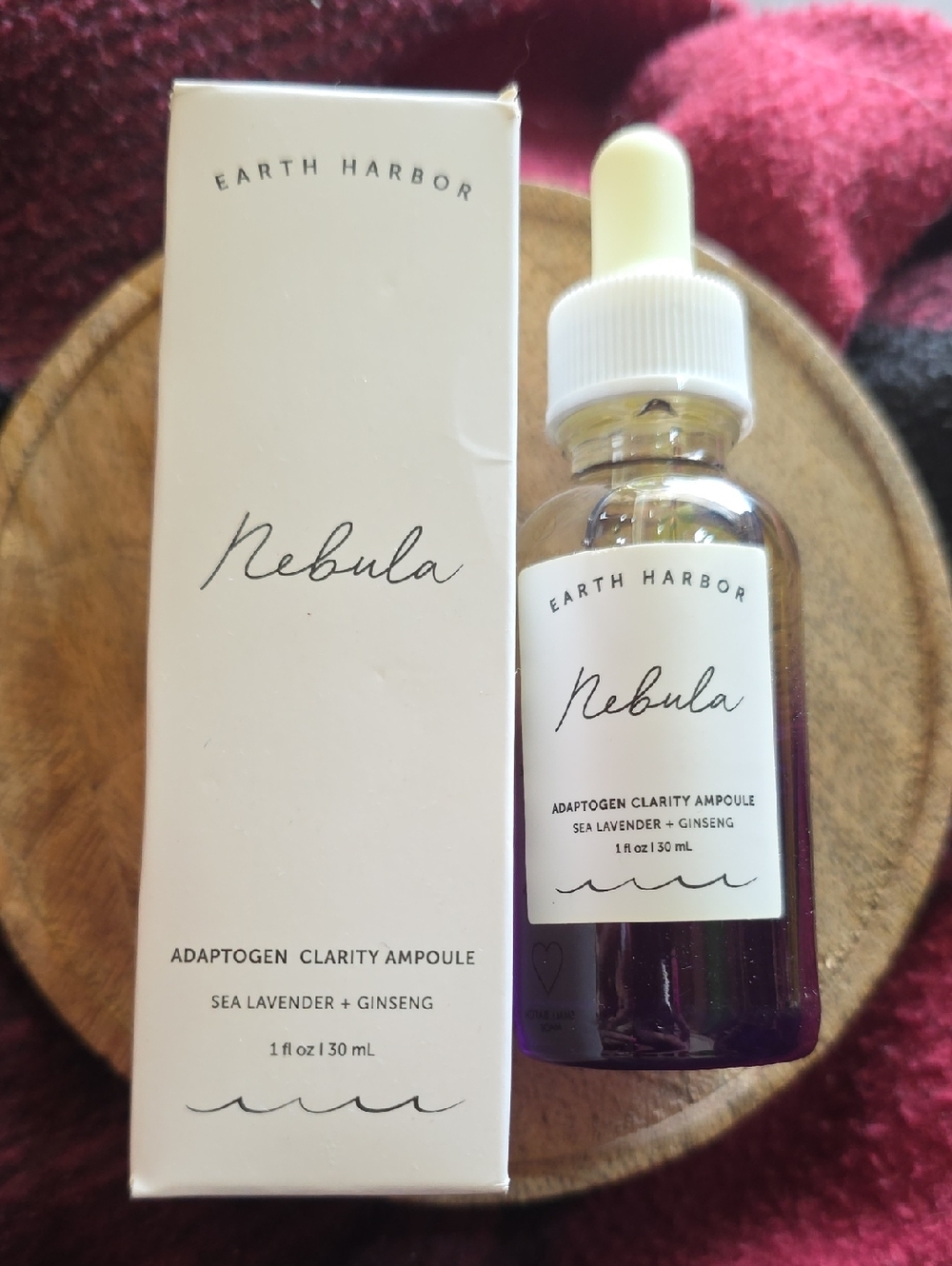 EARTH HARBOR Nebula Adaptogen Clarity Ampoule - Lavender (Purple) NEW